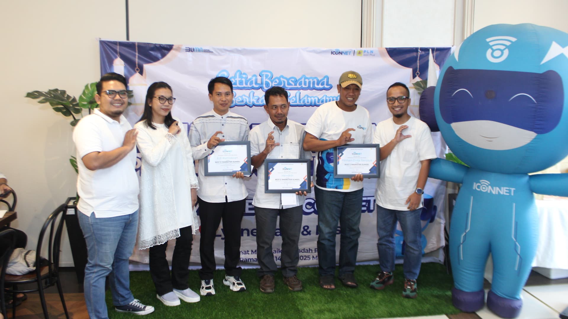 ICONNET Sumbagsel Gelar Buka Puasa Ramadhan Bersama dengan Pelanggan Setia dan Mitra Penjualan